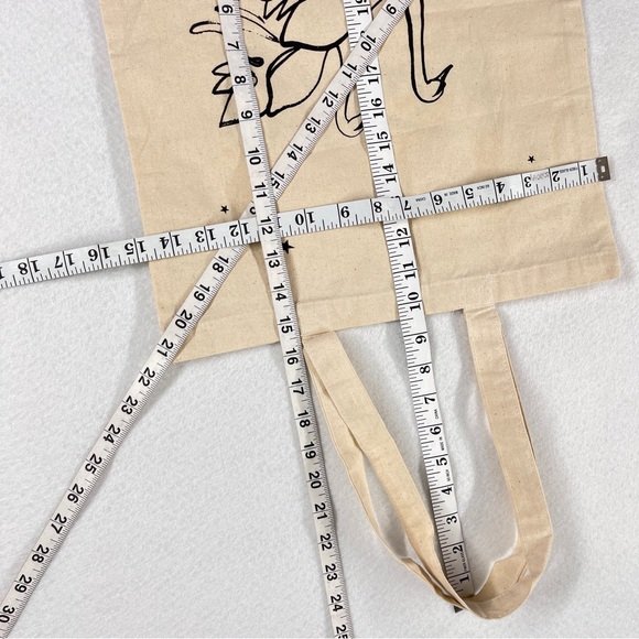 CATBIRD NYC Classic Cotton Tote Bag 14" x 15" Jewelry as Poetry Swan Heart Tote - Picture 15 of 16